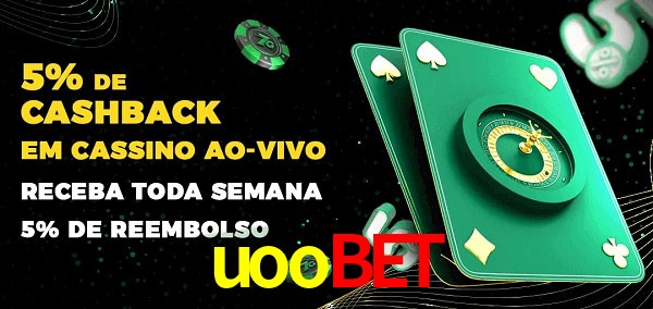 Promoções do cassino ao Vivo uoobet